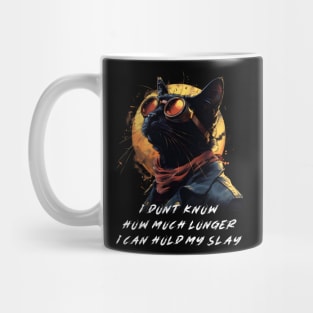 Slaying cat Mug